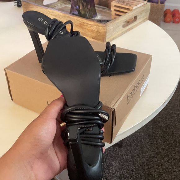 Braided Strappy Heels - Picture 5 of 5